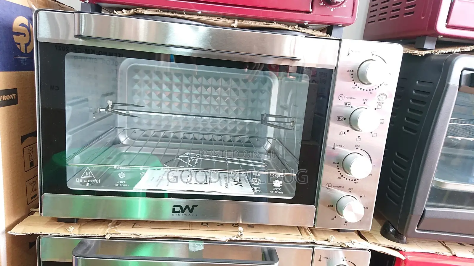 40L DIGI WAVE Oven With Hotplates