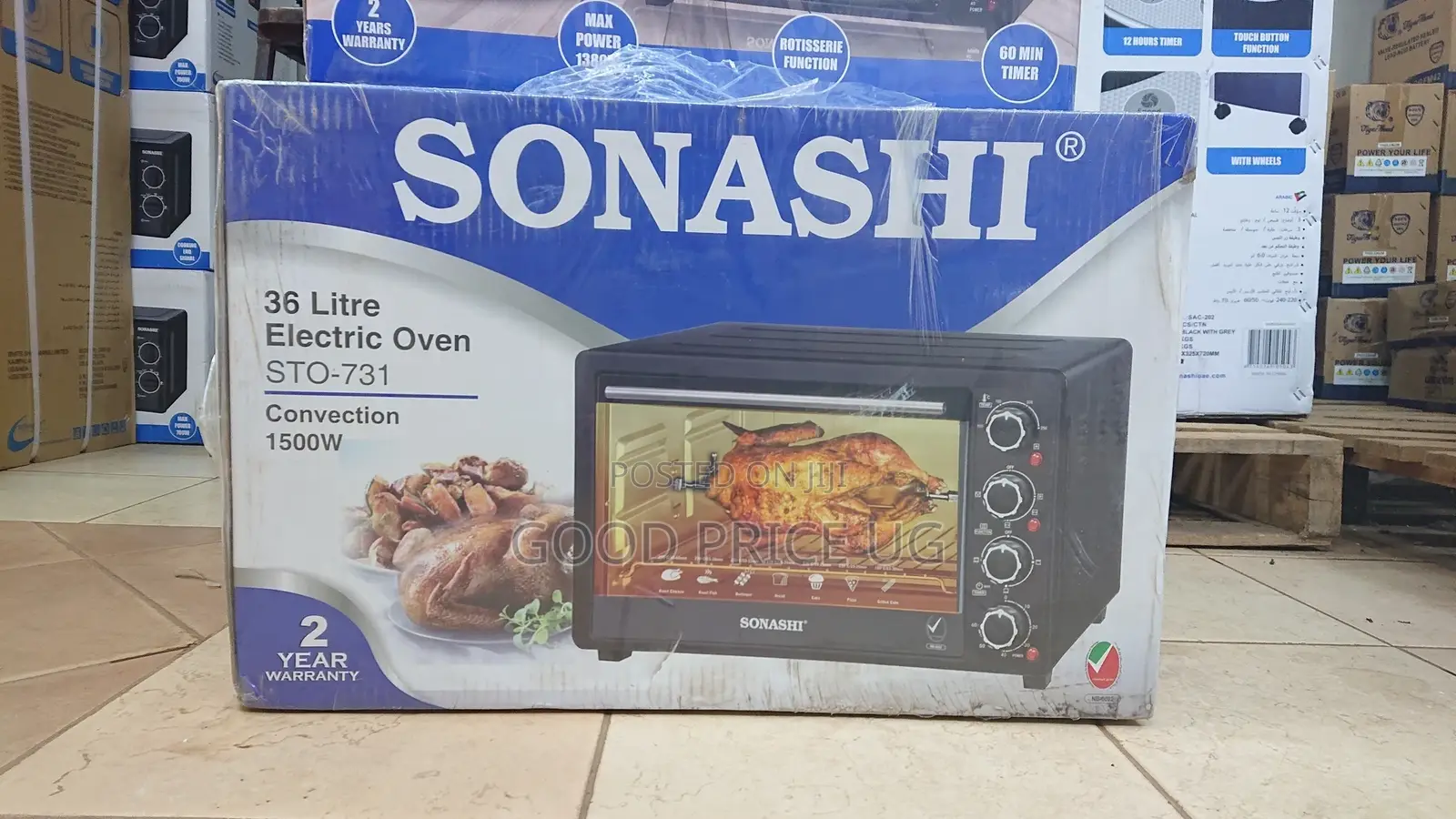 Sonashi 36L Electric Oven Sto-731