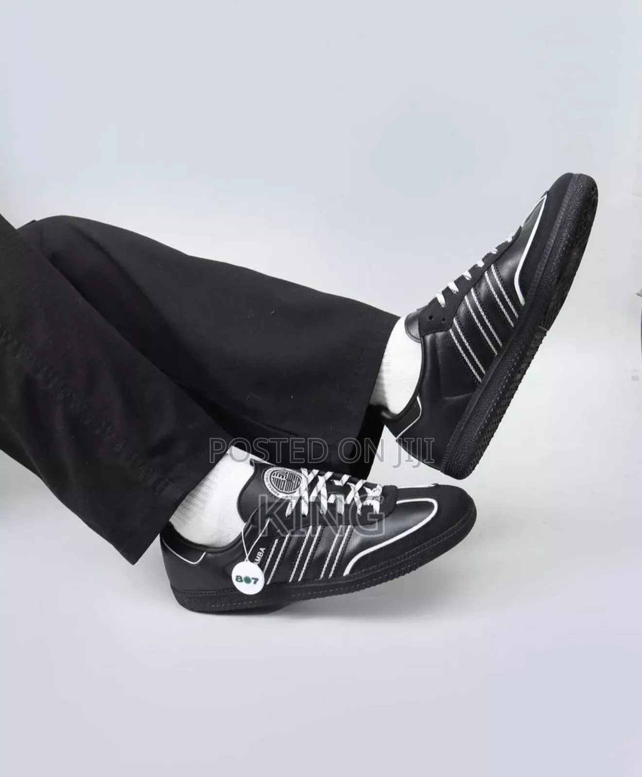 Adidas Toc Samba Og "Black/White/Silver" Sneakers