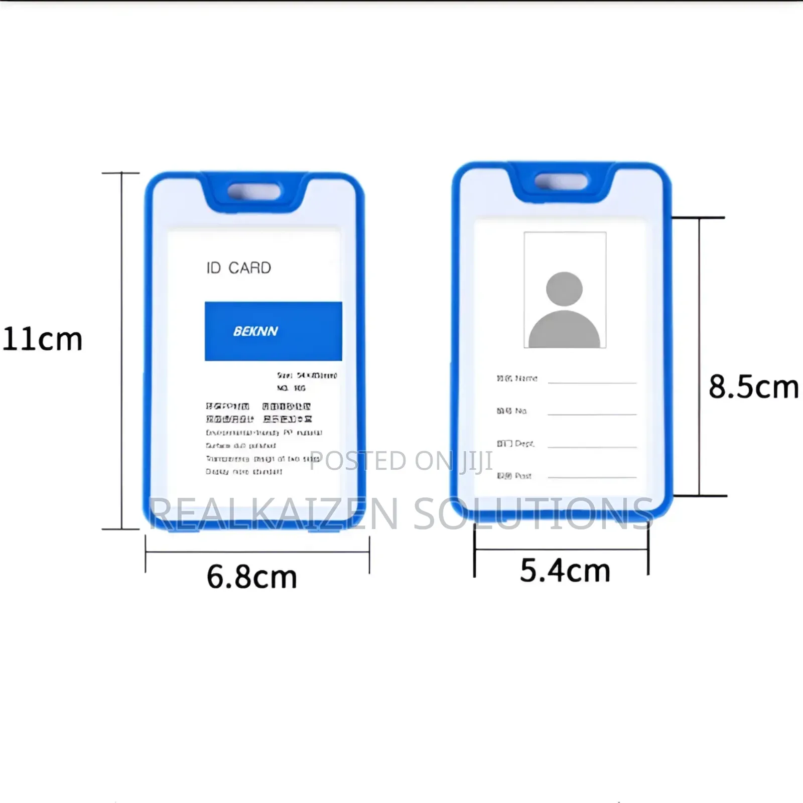 MOTARRO Vertical | Portrait ID Card Cover Pack With String