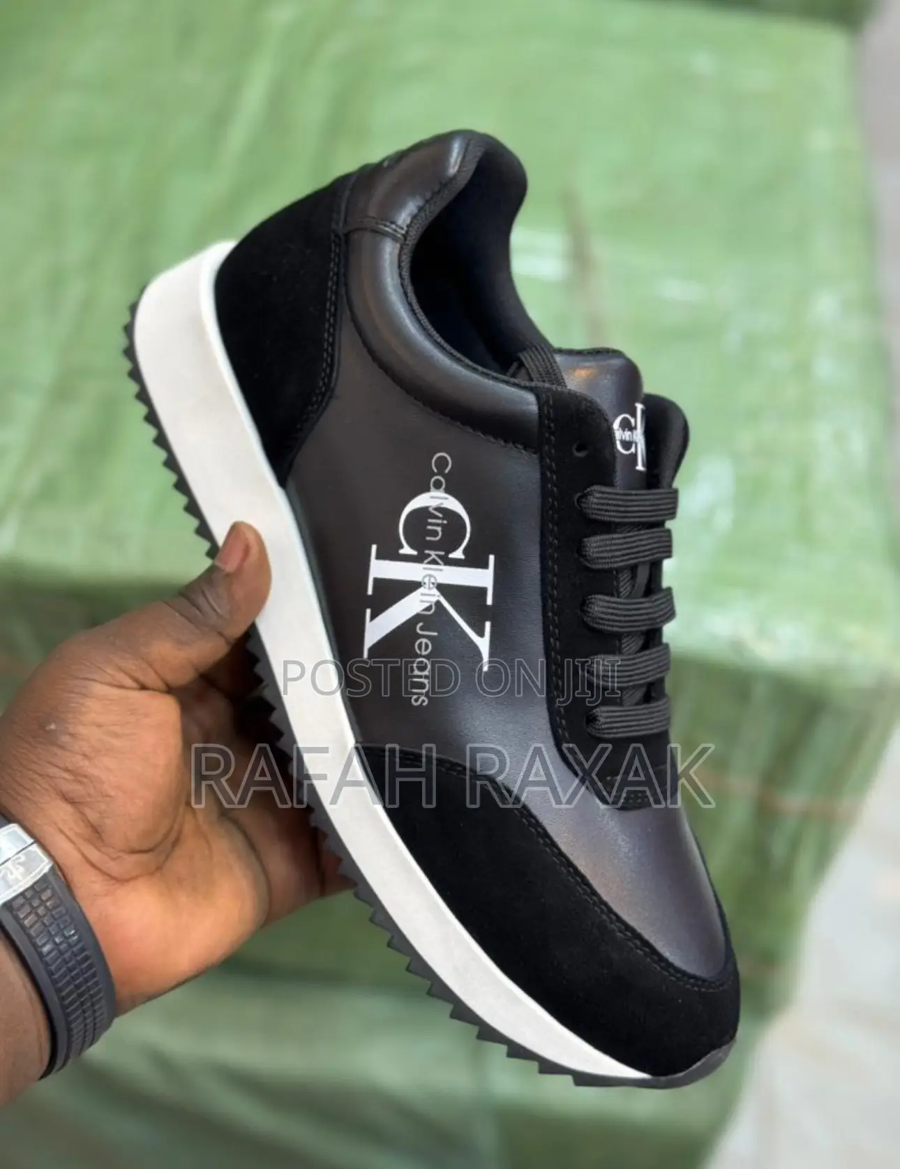 Original Luxury Casual Calvin Klein Jeans Leather Sneakers