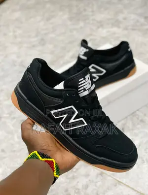 Original Black/White/Brown New Balance Numeric 480 Sneakers