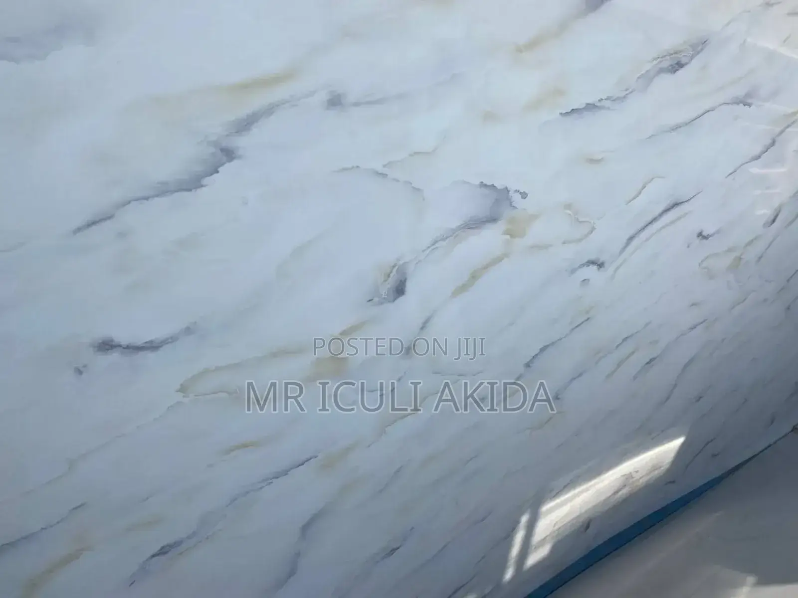 2.2x1.8meters PVC High Gloss Waterproof Panel Marble Sheets