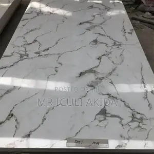 2.2x1.8mtr PVC High Gloss Waterproof Wall Panel Marble Sheet