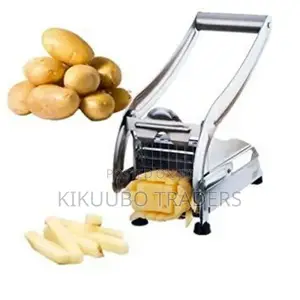 Stainless 2 Blades Potato Chipper Slicer Chips Cutter
