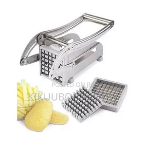 Stainless 2 Blades Potato Chipper Slicer Chips Cutter
