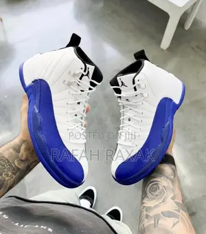 Original Blue/White Air Jordan 12 Retro Sneaker