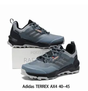 Original Blue Adidas Terrex Gore-Tex AX4 Hiking Sneakers