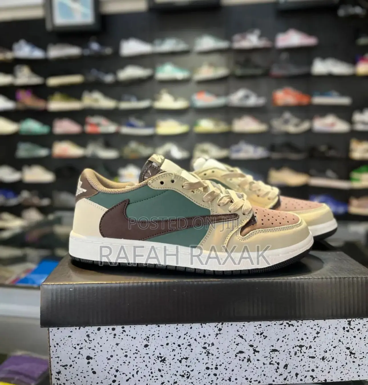 Original Air Jordan 1 Low Cactus Jack X Travis Scott Sneaker