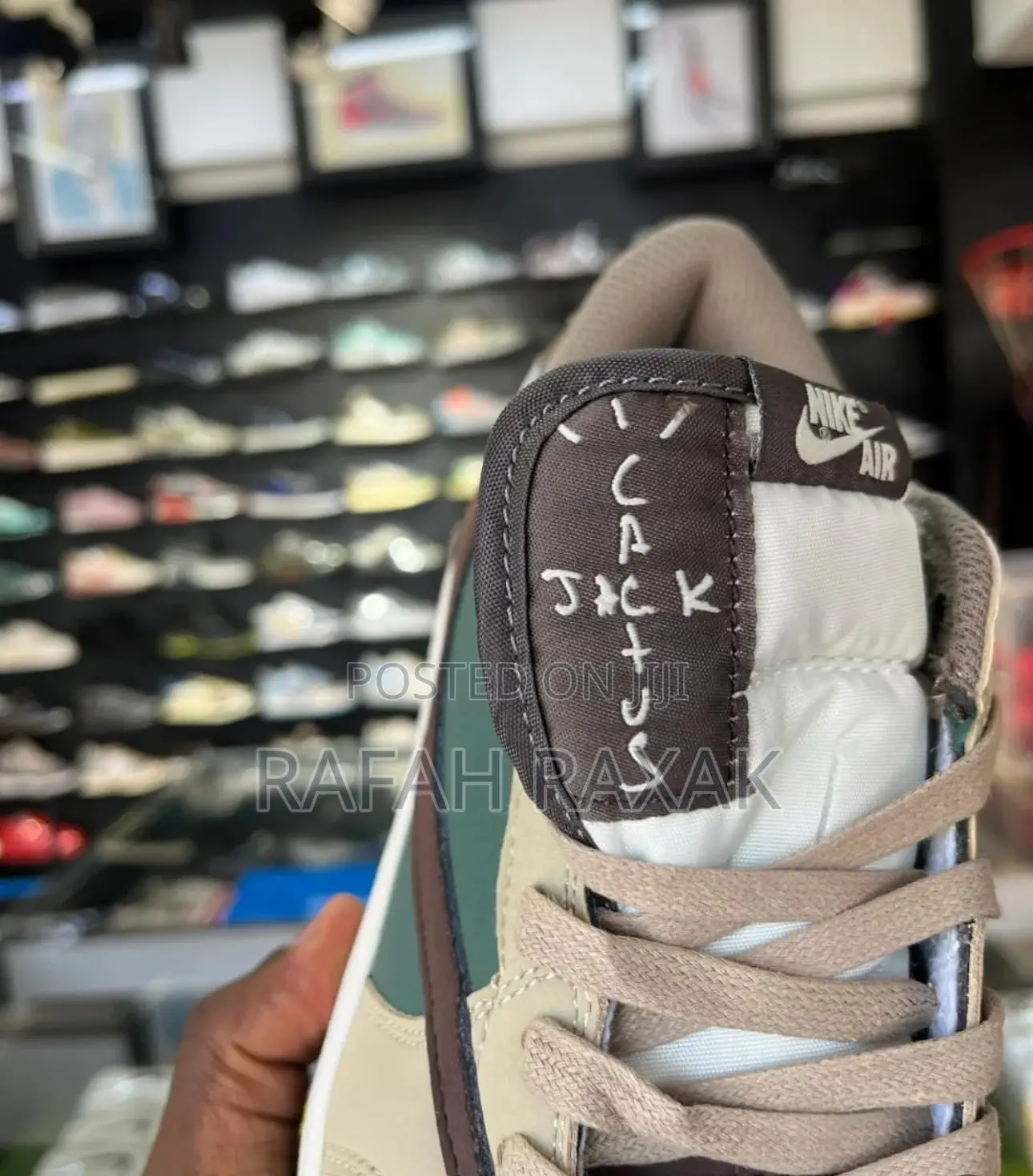 Original Air Jordan 1 Low Cactus Jack X Travis Scott Sneaker