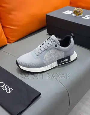 Original Grey Luxury Hugo Boss Casual Sneakers