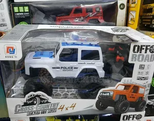 Police Patrol Remote Car for Kids- With Big Tyres