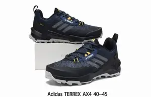 Navy Blue Men’S Adidas Terrex Swift Goretex Hiking Sneaker
