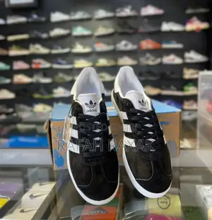 Original Black Suede Adidas Gazelle Casual Sneaker