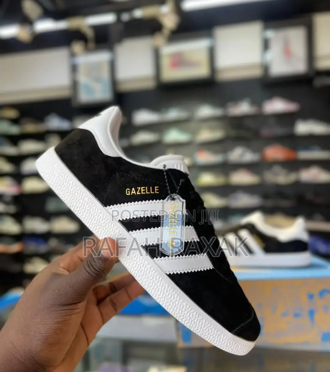 Original Black Suede Adidas Gazelle Casual Sneaker