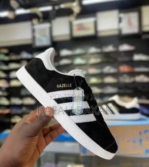Original Black Suede Adidas Gazelle Casual Sneaker
