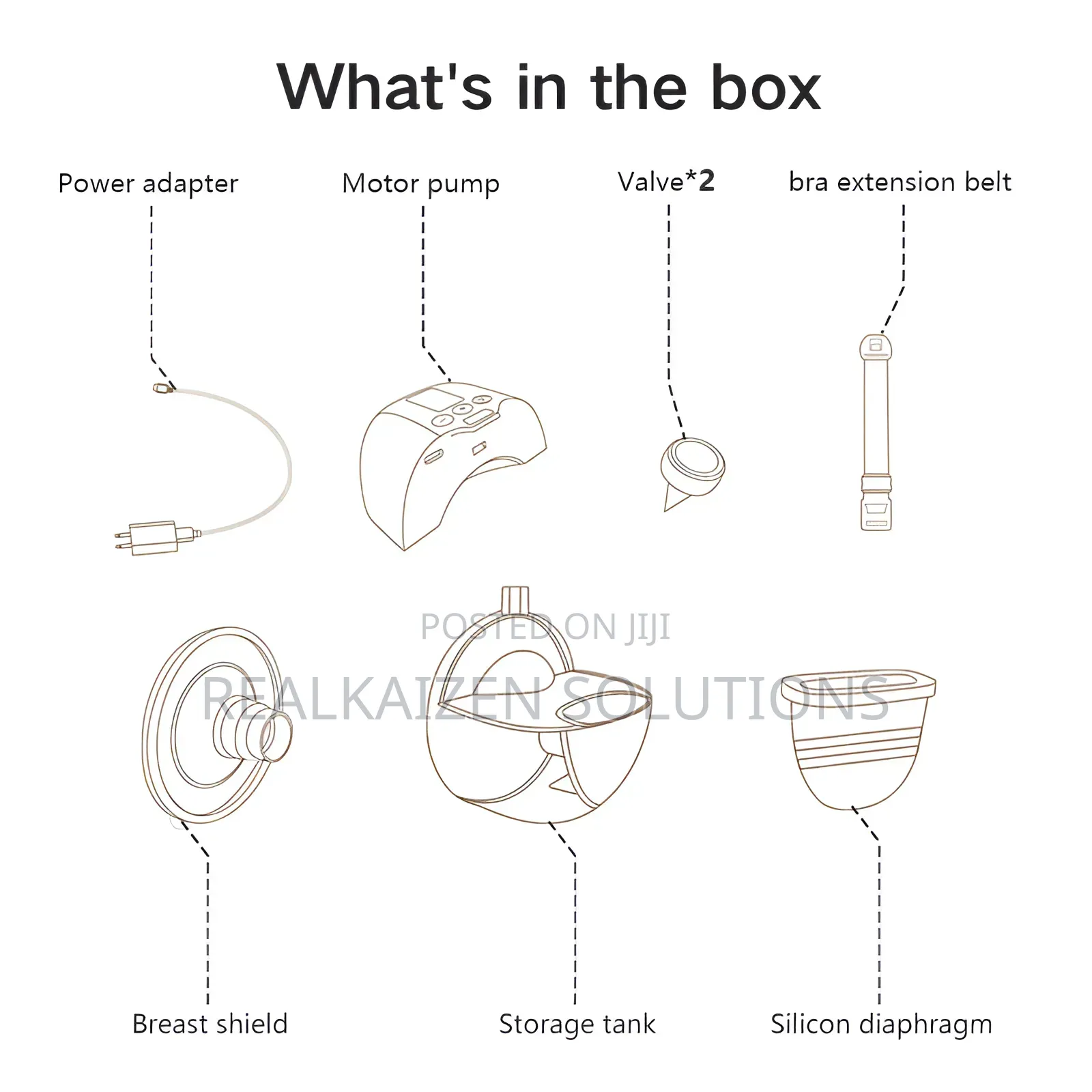 Portable and Rechargeable Wearable Electric Breast Pump