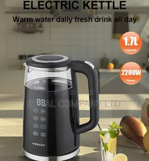 Paco,1.7 Liter 2200w, Digital Display Temperature