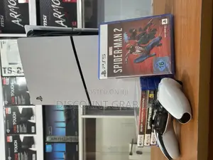 Ps5 Slim With Spiderman 2 Game Disk
