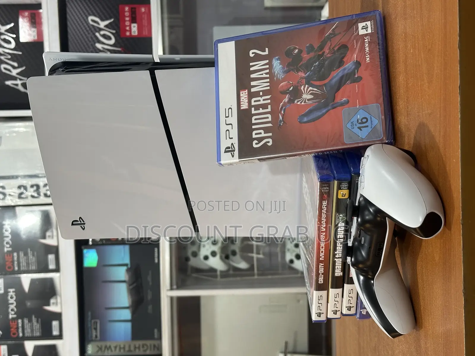 Ps5 Slim With Spiderman 2 Game Disk
