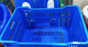 Blue Plastic Basket