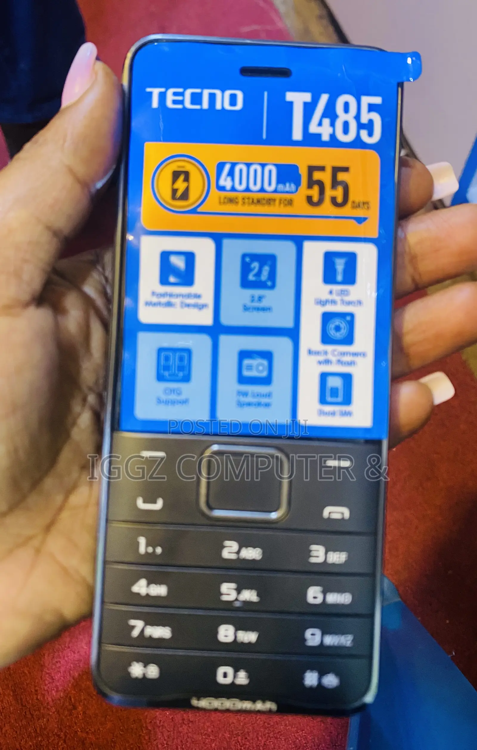 New Tecno T485 Black