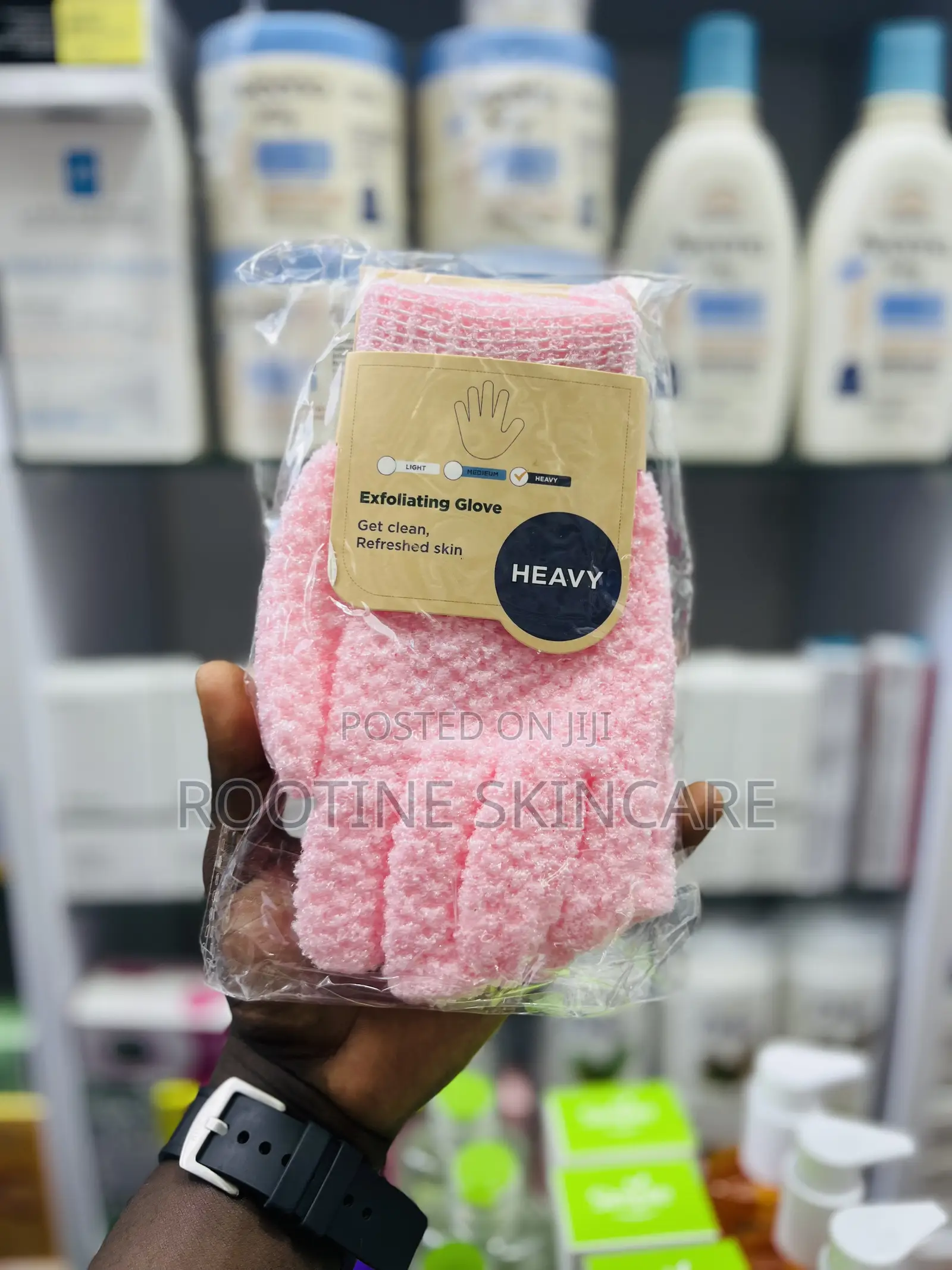 Heavy Strong Bath Exfoliating Gloves