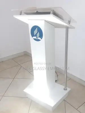 White Wooden Pulpit