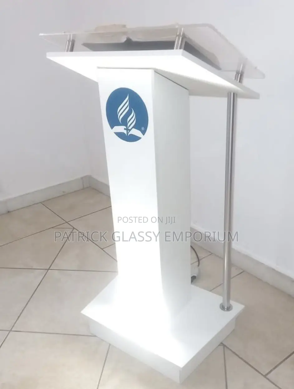 White Wooden Pulpit