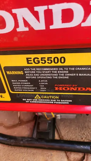 Honda Generator 4.8 Kva 8HP