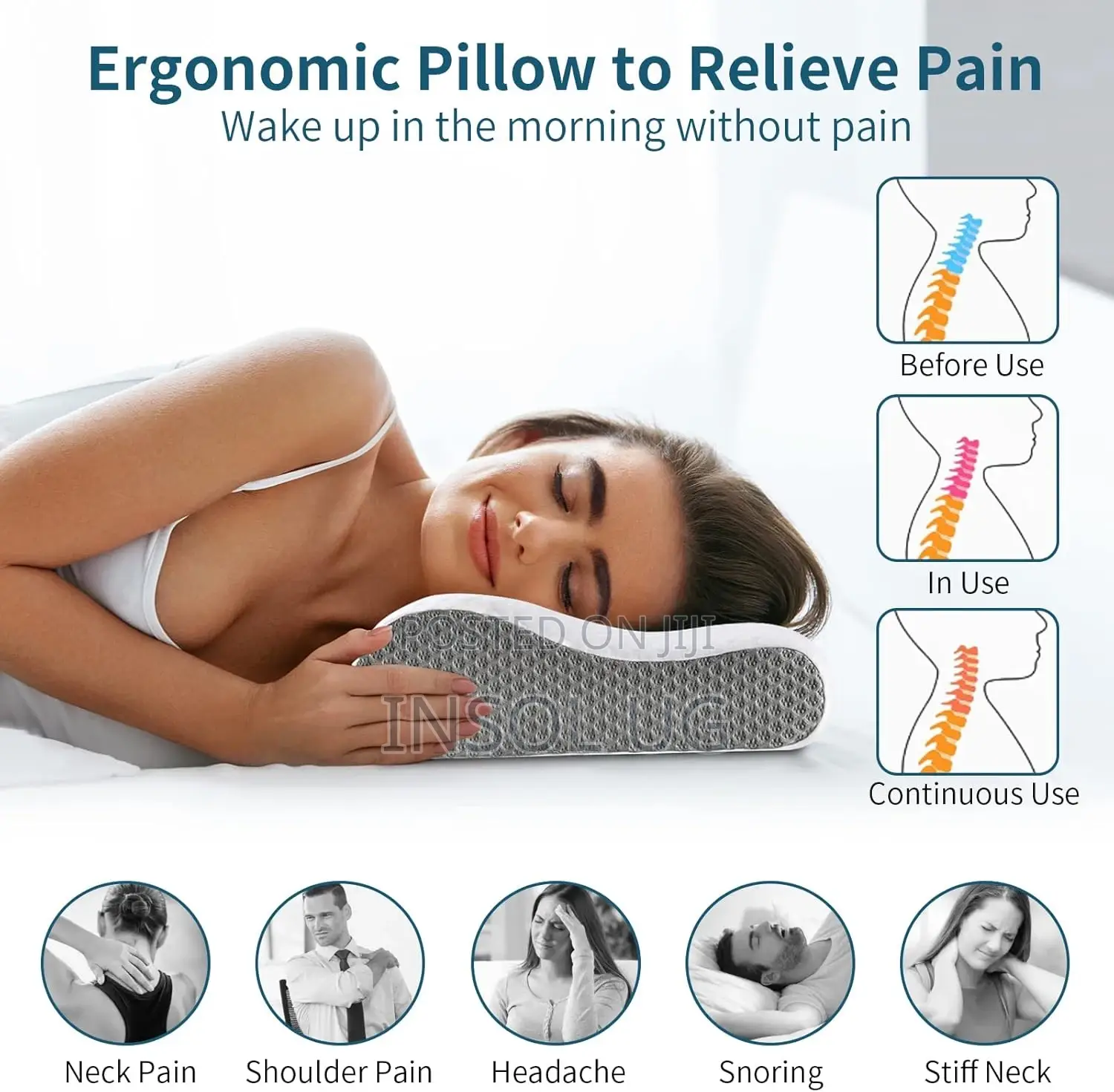 Memory Foam Orthopedic Pillow