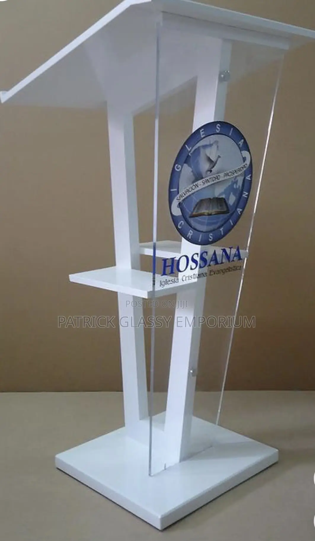 White Glass Pulpit