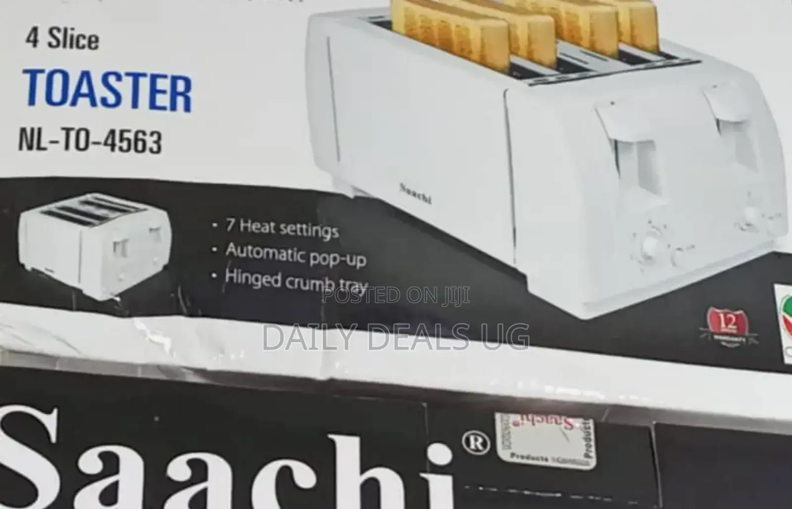 Saachi 4 Slice Bread Toaster