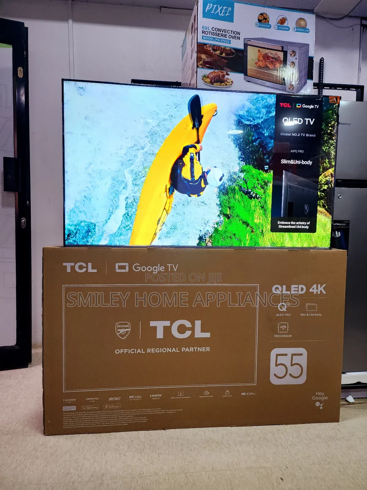 TCL Qled HDR 10 55inches Android Google Tv