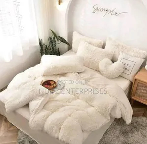 Fluffy Duvet 6pc White