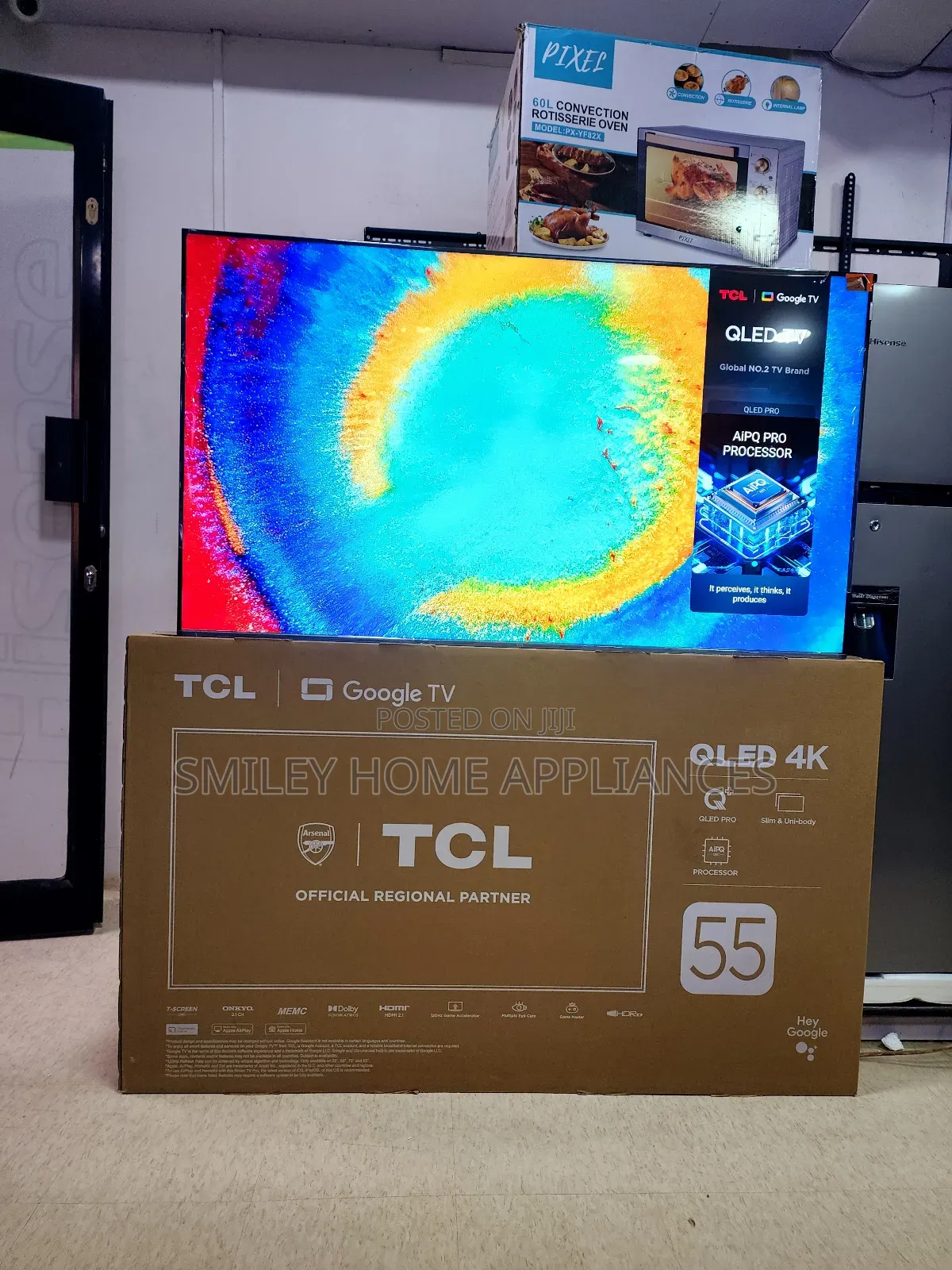TCL HDR 10 55inches Qled Android Tv