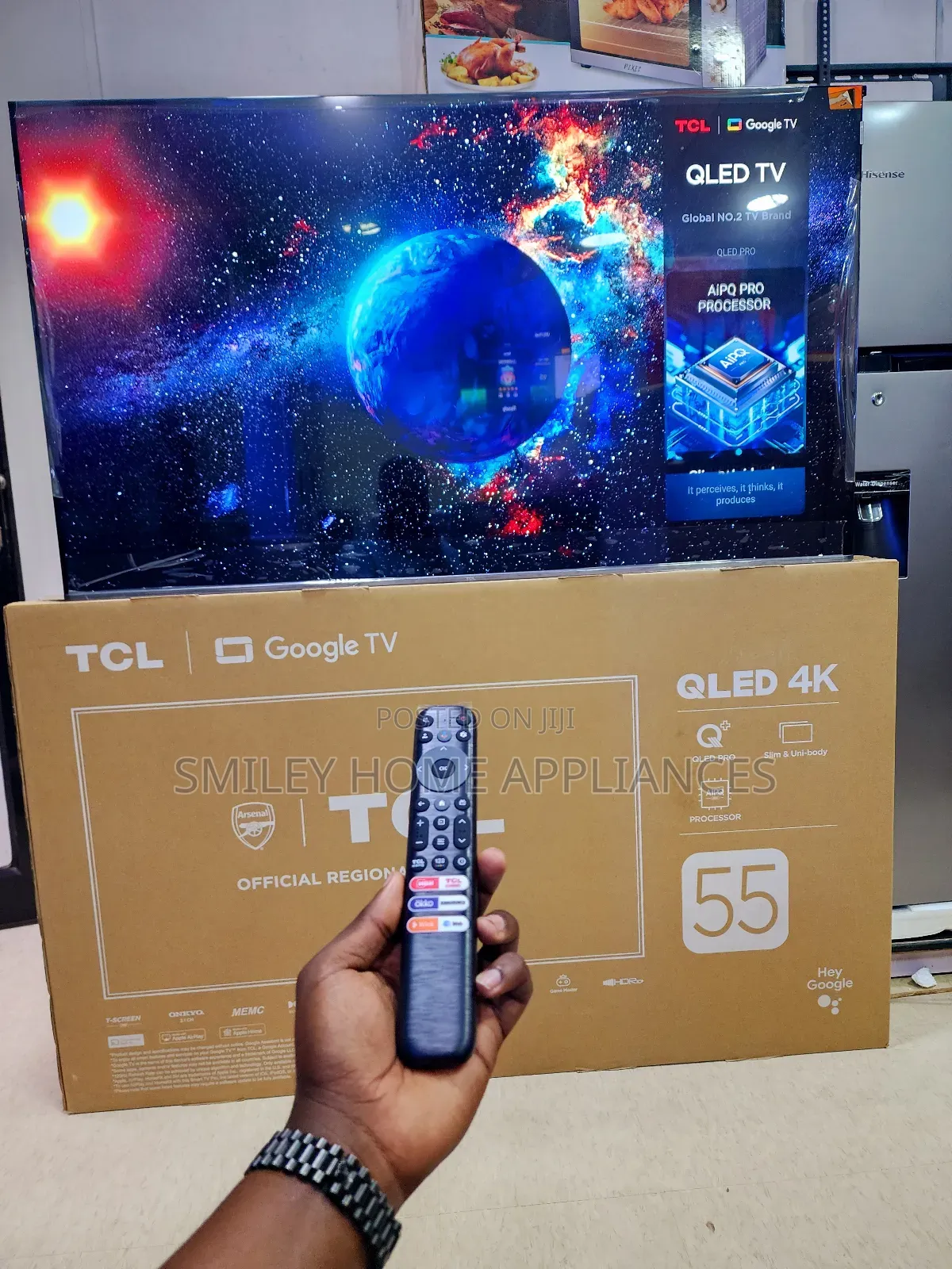 TCL HDR 10 55inches Qled Android Tv