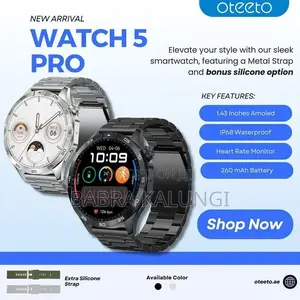 Oteeto Watch 5 Pro 1.43 Inch AMOLED Display Smart Watch