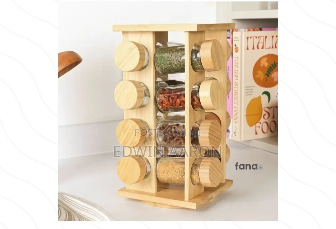 16pc Spice Rack Storage Set