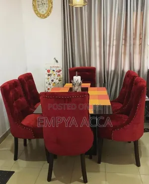 Red Dining Set