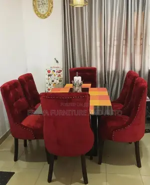 Red Dining Set