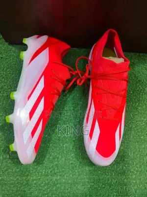 Adidas X Crazyfast Elite FG. Red White. Soccer Cleats