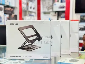 Green Lion 360 Rotatable Laptop Stand - Black