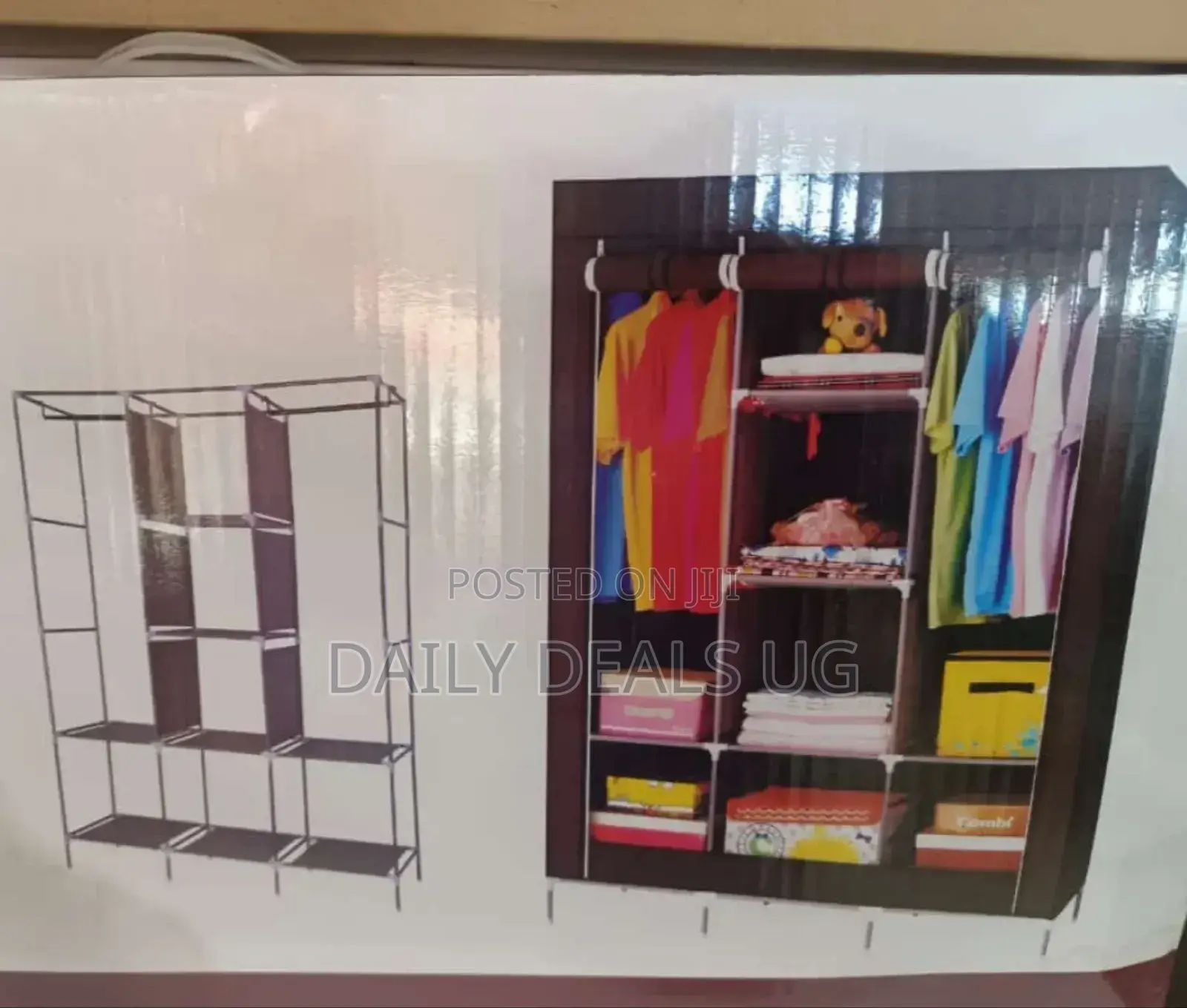 4 Columns Portable Wardrobe