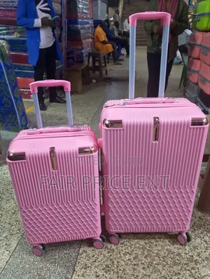 VIP Original Rubber Plastic Suitcase Medium. ( Pink)