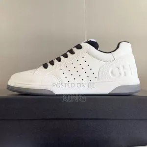 White Channel Finesse Sneakers