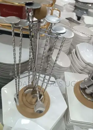 Round Stainless Cutlery Holder