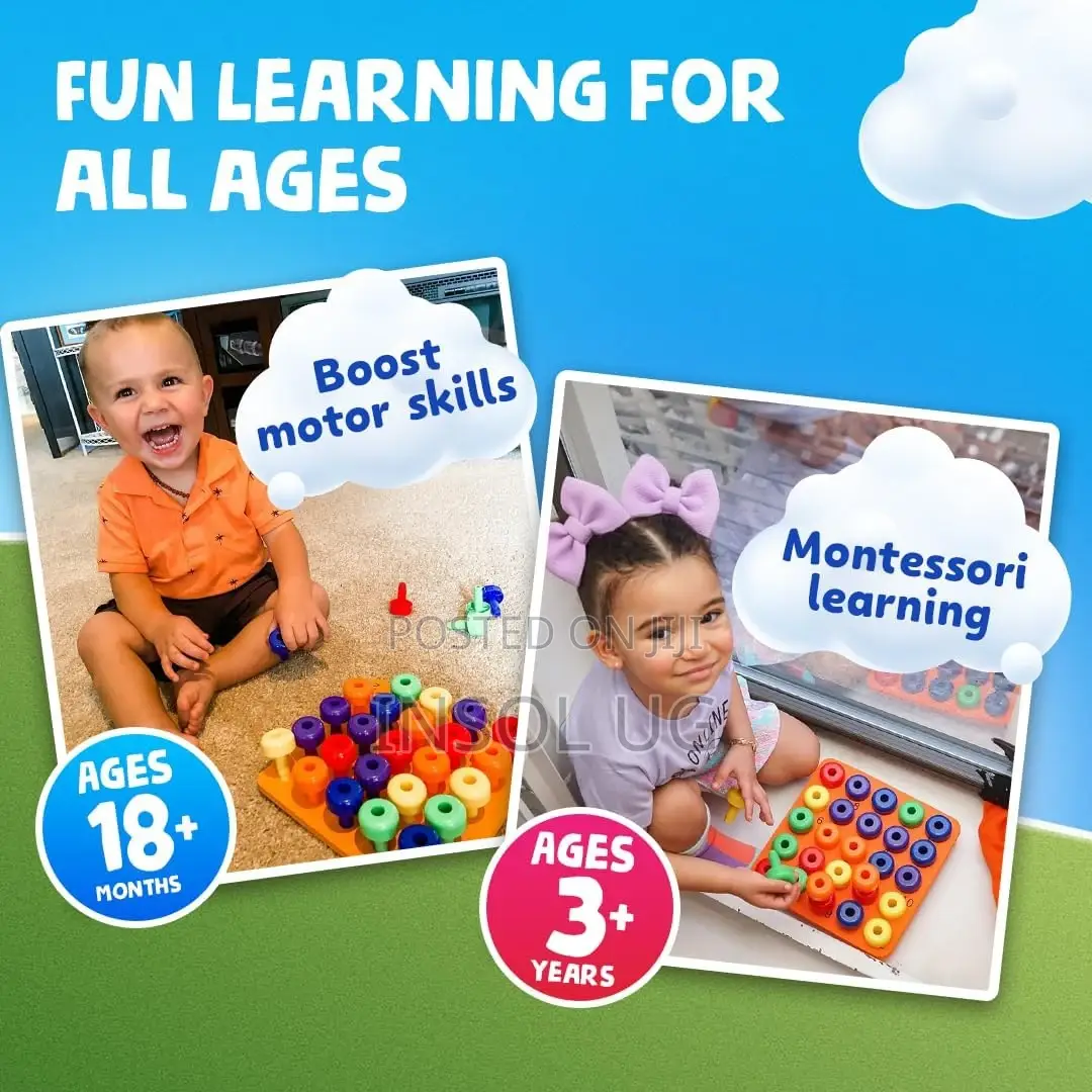 Peg Board for Motor Skill Training