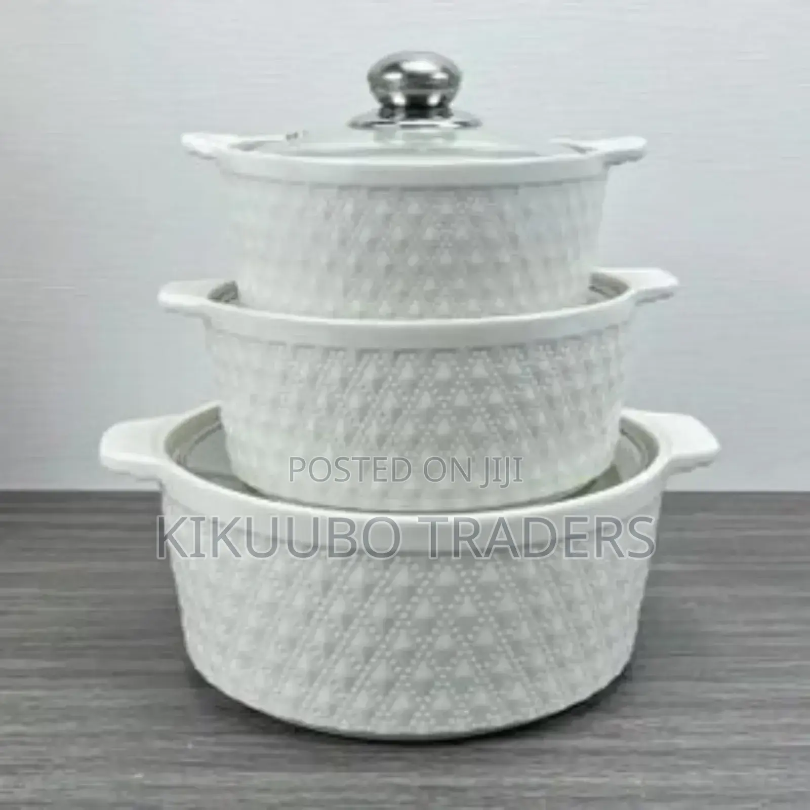 Round Casserole Ceramic Pots Tableware Candle Fire