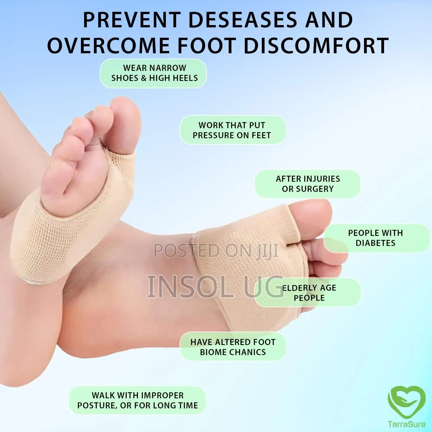 Metatarsal Sleeve With Gel Pads
